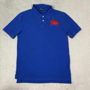 Polo Ralph Lauren Big Pony Polo Men’s Size Small S Custom Fit Long Sleeve Blue